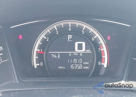 2016 Honda Civic Lx из США, поврежденный, VIN 2HGFC2F53GH509619